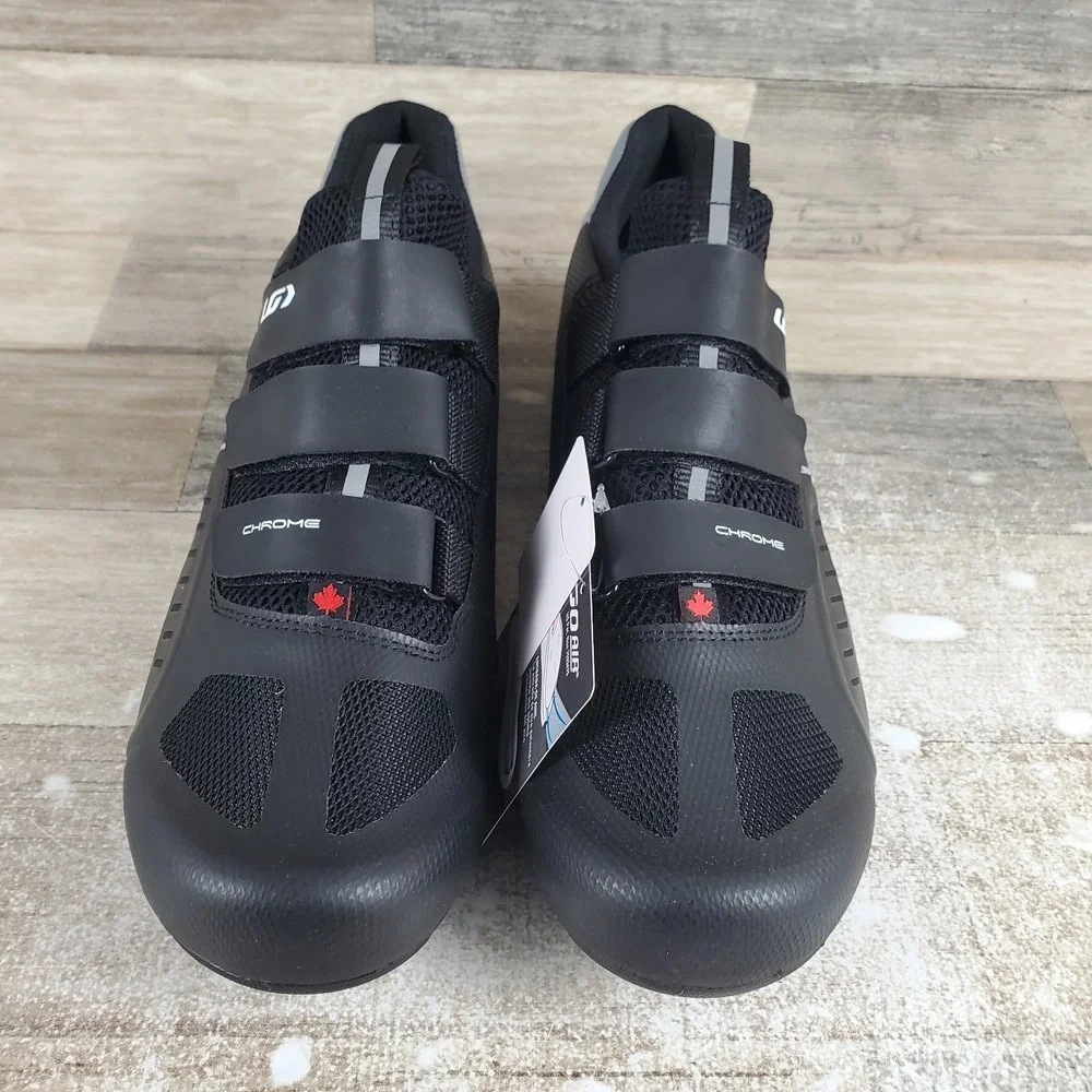 Louis Garneau Chrome XZ Road Cycling Shoes Mens Sz 11.5 Black